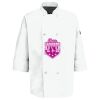 Eight Pearl Button Chef Coat with Thermometer Pocket Thumbnail