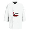 Eight Pearl Button Chef Coat with Thermometer Pocket Thumbnail