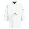 Eight Pearl Button Chef Coat with Thermometer Pocket Thumbnail