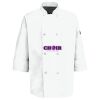 Eight Pearl Button Chef Coat with Thermometer Pocket Thumbnail