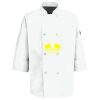 Eight Pearl Button Chef Coat with Thermometer Pocket Thumbnail