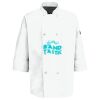 Eight Pearl Button Chef Coat with Thermometer Pocket Thumbnail