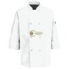 Eight Pearl Button Chef Coat with Thermometer Pocket Thumbnail