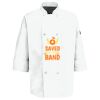 Eight Pearl Button Chef Coat with Thermometer Pocket Thumbnail