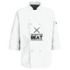 Eight Pearl Button Chef Coat with Thermometer Pocket Thumbnail