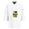 Eight Pearl Button Chef Coat with Thermometer Pocket Thumbnail