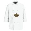 Eight Pearl Button Chef Coat with Thermometer Pocket Thumbnail