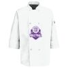 Eight Pearl Button Chef Coat with Thermometer Pocket Thumbnail