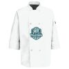 Eight Pearl Button Chef Coat with Thermometer Pocket Thumbnail