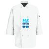 Eight Pearl Button Chef Coat with Thermometer Pocket Thumbnail
