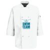 Eight Pearl Button Chef Coat with Thermometer Pocket Thumbnail