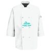 Eight Pearl Button Chef Coat with Thermometer Pocket Thumbnail