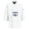 Eight Pearl Button Chef Coat with Thermometer Pocket Thumbnail