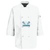 Eight Pearl Button Chef Coat with Thermometer Pocket Thumbnail