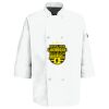 Eight Pearl Button Chef Coat with Thermometer Pocket Thumbnail