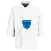 Eight Pearl Button Chef Coat with Thermometer Pocket Thumbnail