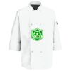 Eight Pearl Button Chef Coat with Thermometer Pocket Thumbnail