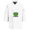 Eight Pearl Button Chef Coat with Thermometer Pocket Thumbnail