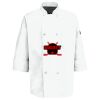 Eight Pearl Button Chef Coat with Thermometer Pocket Thumbnail