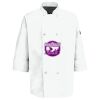 Eight Pearl Button Chef Coat with Thermometer Pocket Thumbnail
