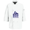 Eight Pearl Button Chef Coat with Thermometer Pocket Thumbnail