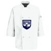 Eight Pearl Button Chef Coat with Thermometer Pocket Thumbnail