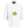 Eight Pearl Button Chef Coat with Thermometer Pocket Thumbnail