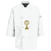 Eight Pearl Button Chef Coat with Thermometer Pocket Thumbnail