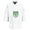 Eight Pearl Button Chef Coat with Thermometer Pocket Thumbnail