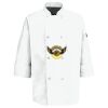 Eight Pearl Button Chef Coat with Thermometer Pocket Thumbnail