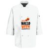Eight Pearl Button Chef Coat with Thermometer Pocket Thumbnail