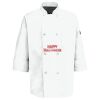 Eight Pearl Button Chef Coat with Thermometer Pocket Thumbnail