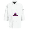 Eight Pearl Button Chef Coat with Thermometer Pocket Thumbnail