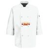 Eight Pearl Button Chef Coat with Thermometer Pocket Thumbnail