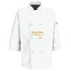 Eight Pearl Button Chef Coat with Thermometer Pocket Thumbnail