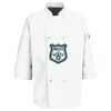 Eight Pearl Button Chef Coat with Thermometer Pocket Thumbnail