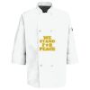Eight Pearl Button Chef Coat with Thermometer Pocket Thumbnail