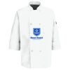 Eight Pearl Button Chef Coat with Thermometer Pocket Thumbnail