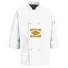 Eight Pearl Button Chef Coat with Thermometer Pocket Thumbnail