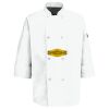 Eight Pearl Button Chef Coat with Thermometer Pocket Thumbnail