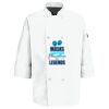 Eight Pearl Button Chef Coat with Thermometer Pocket Thumbnail