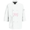 Eight Pearl Button Chef Coat with Thermometer Pocket Thumbnail