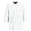 Eight Pearl Button Chef Coat with Thermometer Pocket Thumbnail