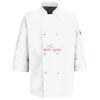 Eight Pearl Button Chef Coat with Thermometer Pocket Thumbnail