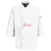 Eight Pearl Button Chef Coat with Thermometer Pocket Thumbnail