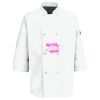 Eight Pearl Button Chef Coat with Thermometer Pocket Thumbnail