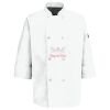 Eight Pearl Button Chef Coat with Thermometer Pocket Thumbnail