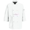 Eight Pearl Button Chef Coat with Thermometer Pocket Thumbnail