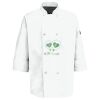 Eight Pearl Button Chef Coat with Thermometer Pocket Thumbnail