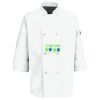 Eight Pearl Button Chef Coat with Thermometer Pocket Thumbnail